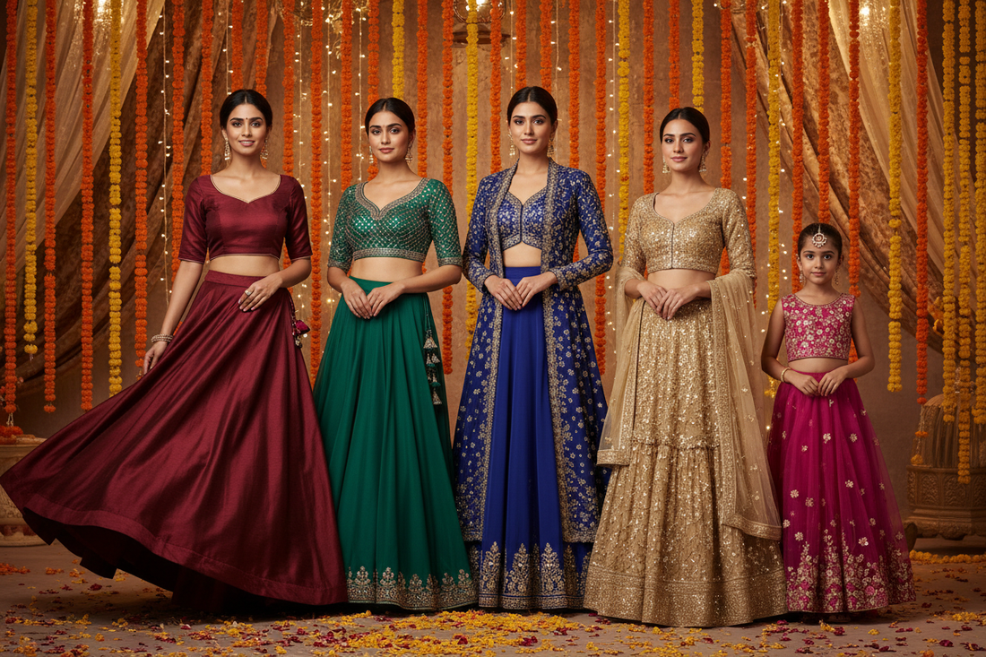 How to Choose the Right Lehenga for Your Body Type