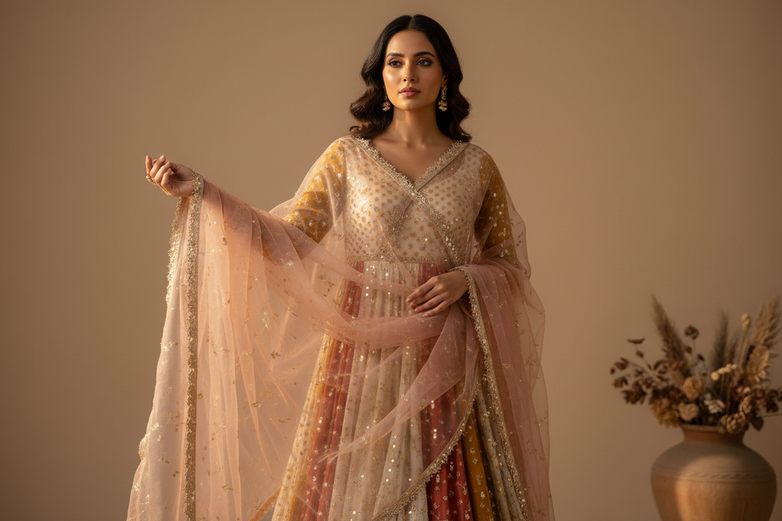 How to Style an Organza Dupatta — 7 Ways for Every Occasion