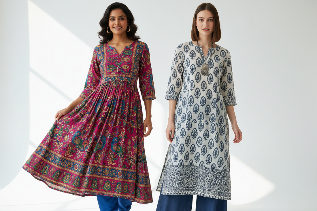Viscose Rayon vs Cotton Kurtis — Which Fabric is Right for You?