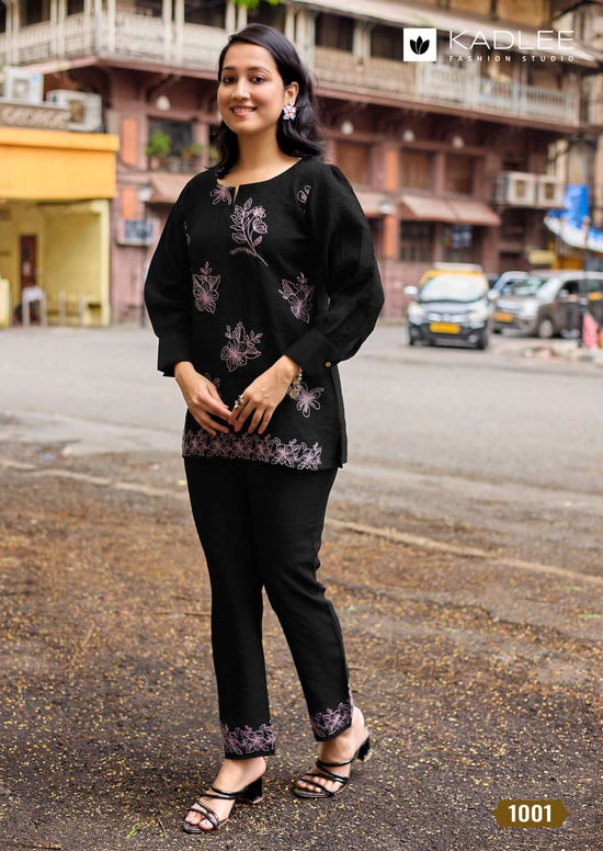 Viscose Khatli Work Co-Ord Set for Women
