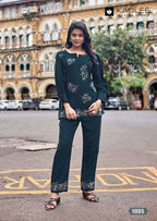 Viscose Khatli Work Co-Ord Set for Women