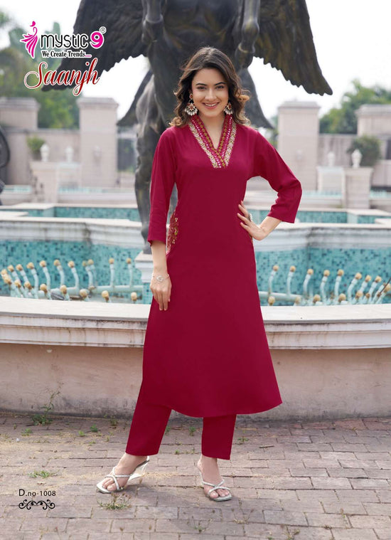Gajji Silk Embroidered Co-Ord Set for Women