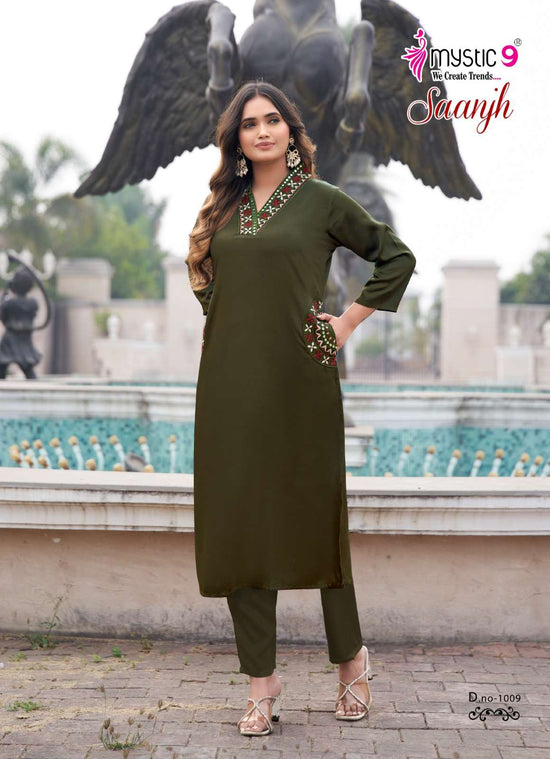 Gajji Silk Embroidered Co-Ord Set for Women