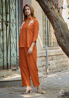 Viscose Handwork Co-Ord Set for Women