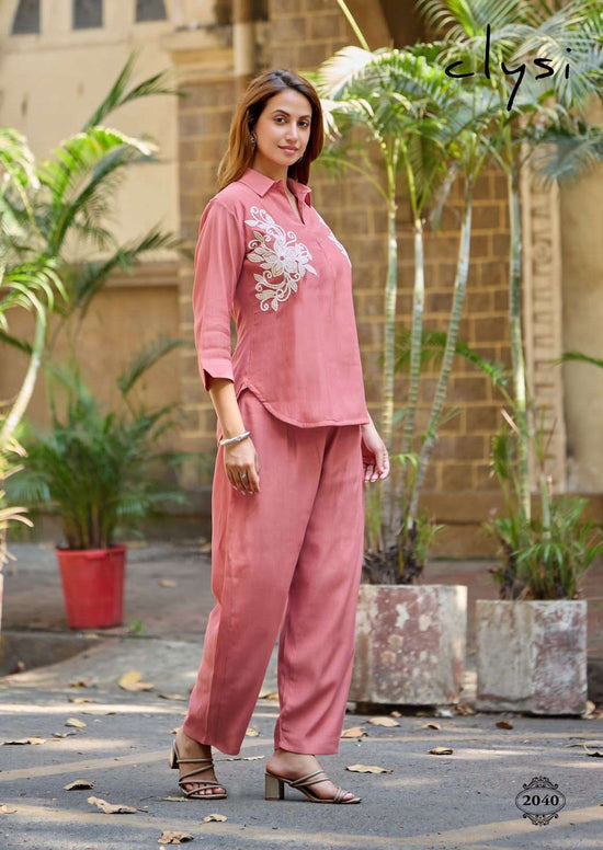 Viscose Handwork Co-Ord Set for Women