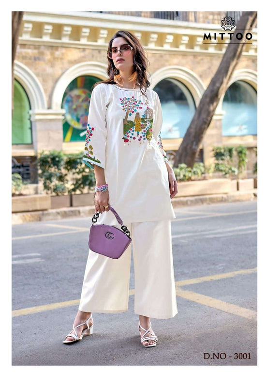 Dhabu Cotton Handwork Co-Ord Set for Women