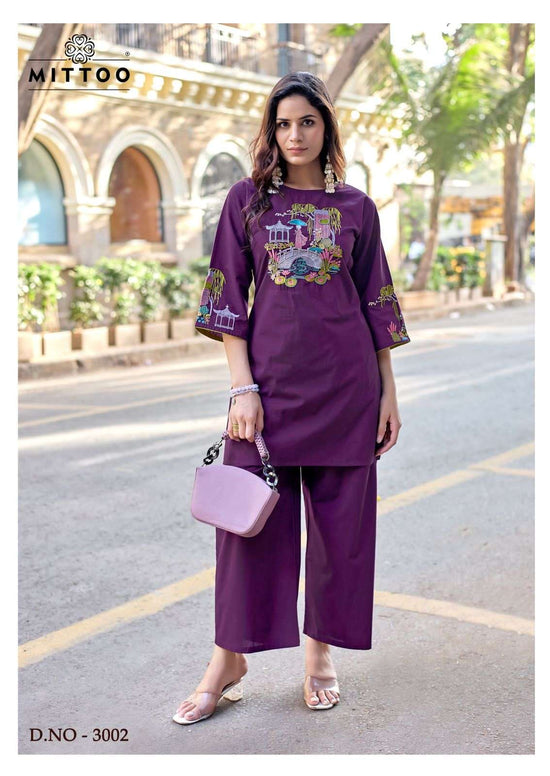 Dhabu Cotton Handwork Co-Ord Set for Women