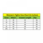 Women's Polyester Solid Ankle length High Waisted Tights (Sea Green)