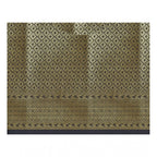 Women's Jacquard Woven Saree With Unstitched Blouse 5.5Mtr (Red)