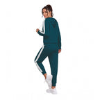 Women's Knitting stretchable Solid Hooded Neck Full Sleeve Track Suit (Morpich)
