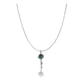 Women's Stainless Steel Key Design Delicate Chain (Silver Plated)