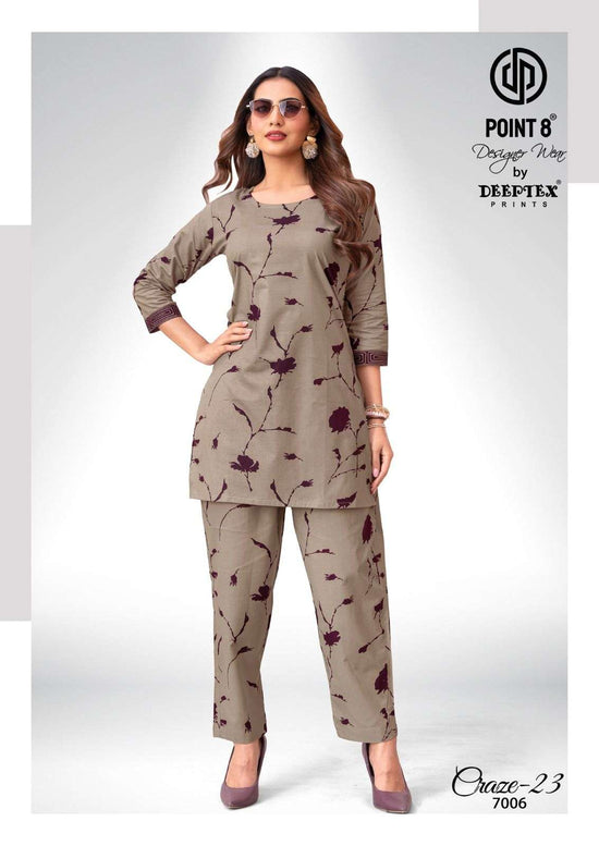 Pure Cotton Printed Co-Ord Set for Women