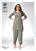 Pure Cotton Printed Co-Ord Set for Women