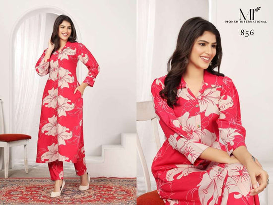 Rayon Chanderi Co-Ord Set for Women