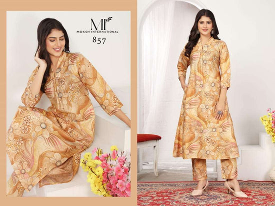 Rayon Chanderi Co-Ord Set for Women