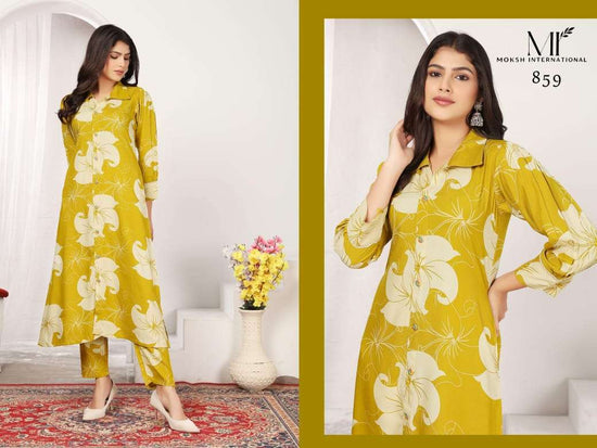 Rayon Chanderi Co-Ord Set for Women