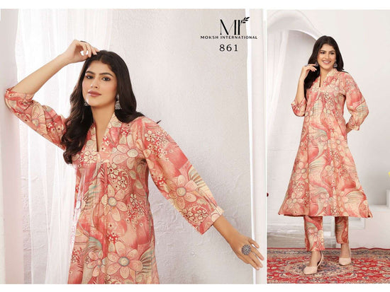 Rayon Chanderi Co-Ord Set for Women
