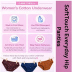 Pack of_3 Women's Cotton Printed Hipster Panty (Multicolor)