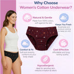 Pack of_6 Women's Cotton Printed Hipster Panty (Multicolor)