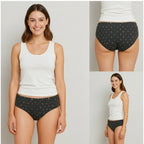 Pack of_6 Women's Cotton Printed Hipster Panty (Multicolor)