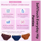 Pack of_12 Women's Cotton Printed Hipster Panty (Multicolor)