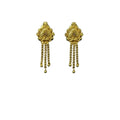 Women's Pack of_2 Brass Gold-Plated Earrings (Gold)