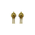 Women's Pack of_2 Brass Gold-Plated Earrings (Gold)