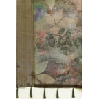 Women's Cotton Silk Printed Saree With Unstitched Blouse 5.5Mtr (Multicolor)