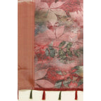 Women's Cotton Silk Printed Saree With Unstitched Blouse 5.5Mtr (Multicolor)