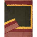Women's Cotton Silk Solid Saree With Unstitched Blouse 5.5Mtr (Multicolor)