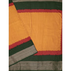 Women's Cotton Silk Solid Saree With Unstitched Blouse 5.5Mtr (Multicolor)