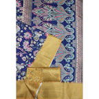 Women's Cotton Silk Floral Printed Saree With Unstitched Blouse 5.5Mtr (Multicolor)