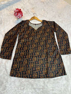 Muslin Printed Casual Kurti