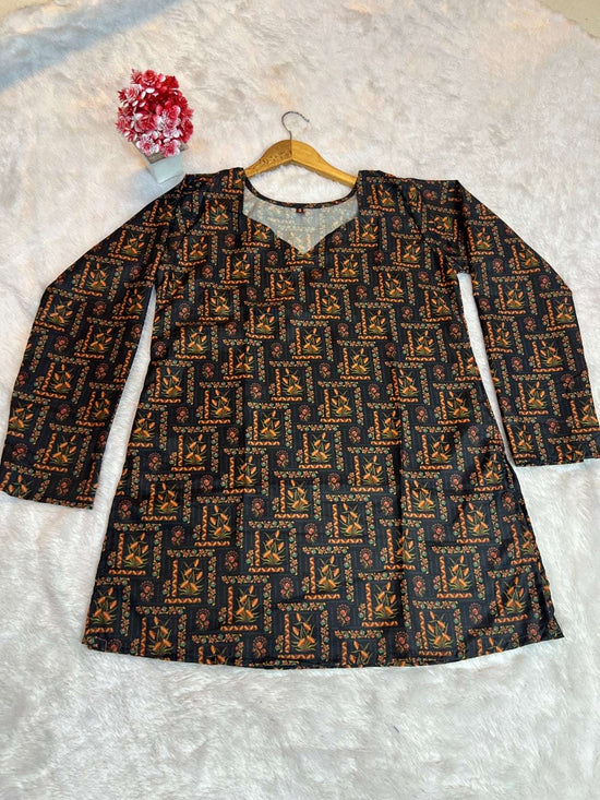 Muslin Printed Casual Kurti