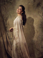 Soft Rangoli Silk Sequins Embroidered Saree with Heavy Banglori Unstitched Blouse