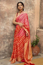 Soft Lichi Silk Jacquard Ceremonial Saree