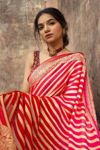 Soft Lichi Silk Jacquard Ceremonial Saree