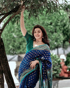Soft Lichi Silk Jacquard Saree