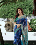Soft Lichi Silk Jacquard Saree