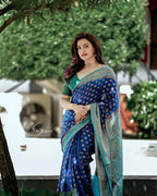Soft Lichi Silk Jacquard Saree