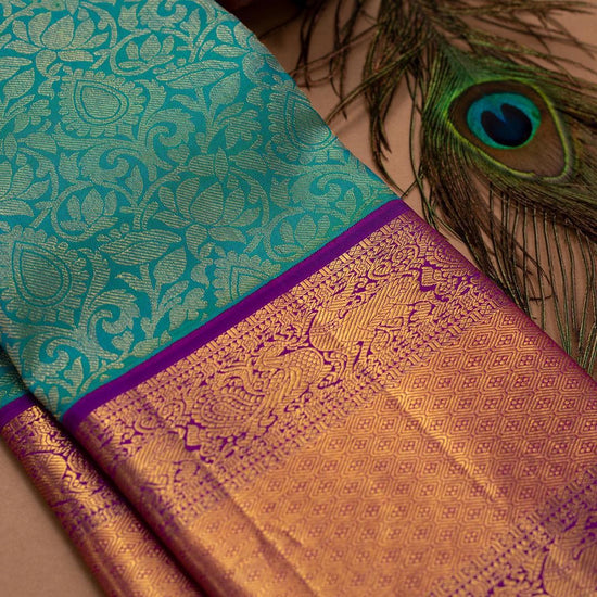 Soft Lichi Silk Jacquard Ceremonial Saree