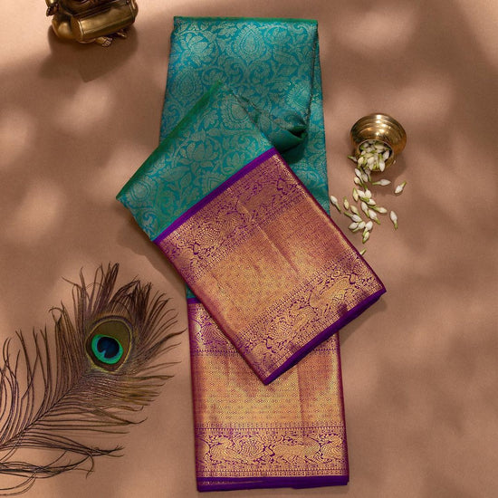 Soft Lichi Silk Jacquard Ceremonial Saree