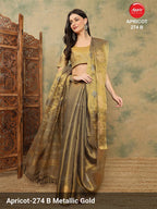 Linen Woven Saree with Linen Blouse