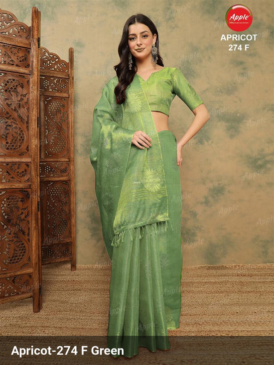 Linen Woven Saree with Linen Blouse