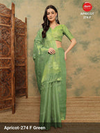 Linen Woven Saree with Linen Blouse