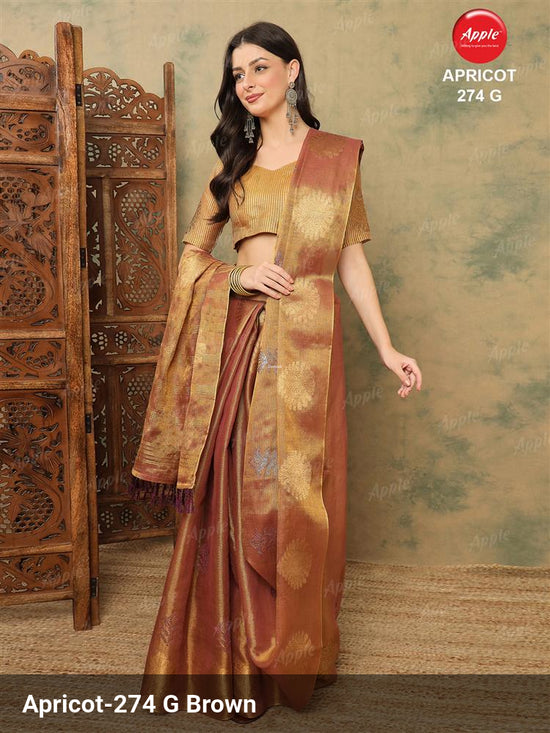 Linen Woven Saree with Linen Blouse