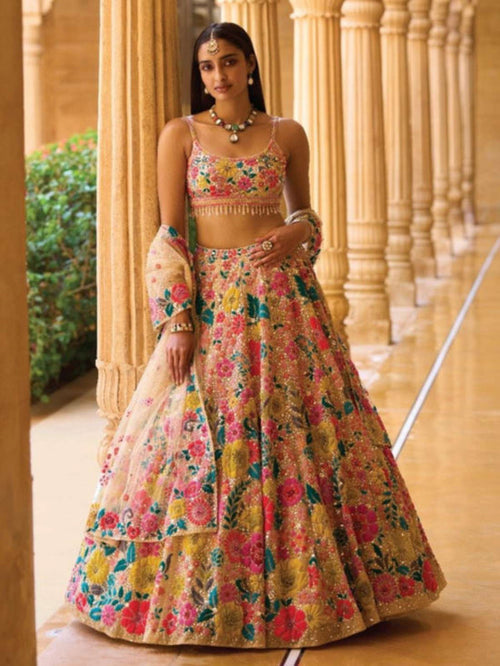 ARYA DESIGN Georgette Lehenga