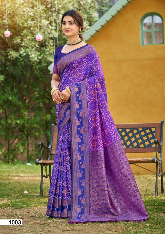 Soft Silk Premium Printed Saree with Unstitched Blouse