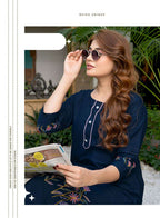 Cotton Embroidered Co-Ord Set with Pocket