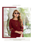 Cotton Embroidered Co-Ord Set with Pocket